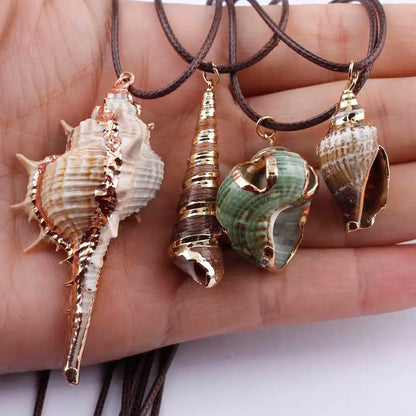 Tropical Natural Sea Shell Choker Necklace